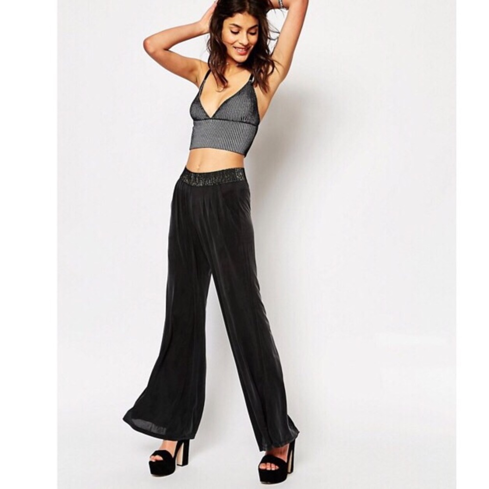 Gypsy 05 Cupro Palazzo Pants Sz S
